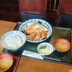 庄や - 海老・カキフライ合盛り定食