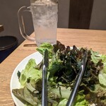 Osusumeya - チョレギサラダ&レモンサワー(ドライ)
