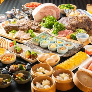 There are 4 types of meat-filled courses! +1,500 yen includes all-you-can-drink♪