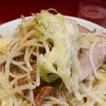 ラーメン二郎 - ヤサイ（そのまま）