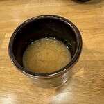 あて寿司×天ぷら酒場　すしぱ - シジミ味噌汁