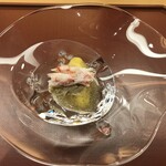 美会 - 毛蟹　あん肝　玉蜀黍