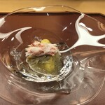 美会 - 毛蟹　あん肝　玉蜀黍