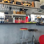 LUMINO CaRINO - 上のサインの板は前の店舗から持ってきたそうです。