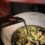 とん唐てん - 黒い親子丼