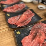 酒場たいよう - 壱岐牛の炙り肉寿司