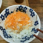 中華蕎麦 仁香 - マキシマム濃い玉子