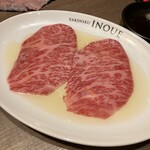 焼肉いのうえ - 黒毛和牛サーロイン焼きしゃぶ