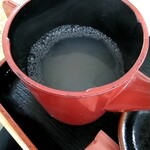 Sobadokoro Akane - おかわりができる蕎麦湯。