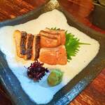 囲坊主 - 桜鱒の炙り