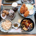 和kitchen かんな - 大粒牡蠣フライ定食