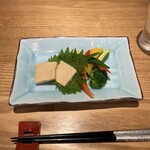 くずし割烹 ぼんた - 山うに豆腐のスティック野菜