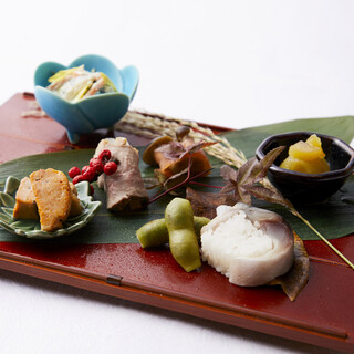 Casual Kaiseki where you can enjoy seasonal ingredients