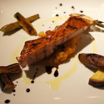 Casa Osano - 中村農場甲斐路軍鶏もも肉のスキレット焼き　季節の焼き野菜添え