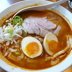 麺屋 菜々兵衛 - 辛みそ（煮玉子トッピング）2013.11