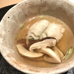 新ばし 星野 - 鱧と松茸のお鍋