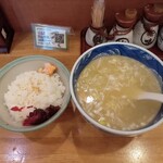 居酒屋 海 - 本日のあら汁、ご飯