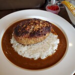 欧風カレーKEN - ハンバーグカレー＋福神漬け