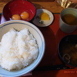 但熊 - 卵かけご飯大盛り￥４５０