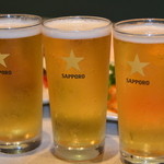 一番 - ビール冷えてます