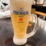 環七ラーメン 周麺 - 生ビール