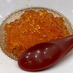 鮨 天ぷら 祇園いわい - ⑦いくら小丼(下に酢飯が入っている)