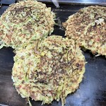 鶴橋風月 - さらに焼く✨