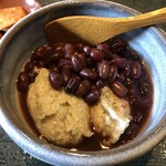 三津屋妹尾 - そばがきぜんざい