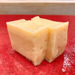 鮨 天ぷら 祇園いわい - ⑭玉(プリンのような食感と甘さ)