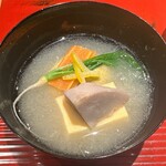 おおたに - 牡蠣真丈　海老芋　玉子豆腐　うぐいす菜　かぶらのすり流し