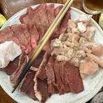 江畑 - 塩焼きタン、ミノ、ハツ