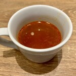 カプリチョーザ ピッツァ&ビュッフェ - オニオンスープ