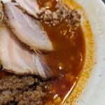 旭川らーめん かじべえ - スープの粘度。