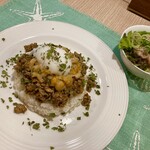 jimbocho - 薬膳キーマカレー海老のたるたる添え