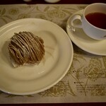 栗の木テラス - モンブランと紅茶