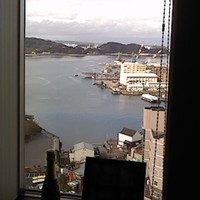 ビストロ ブルゴーニュ - 11月　窓際のテーブルからの眺め