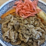 Yoshinoya - 牛すき丼 紅生姜添