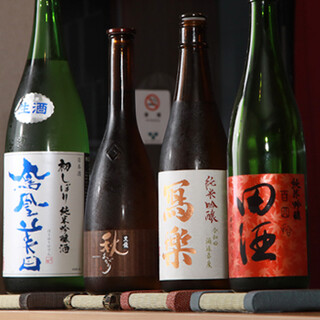 为您准备了稀有的黑龙和田酒。体验日本酒和料理的完美结合