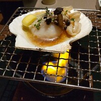 伝承千年の宿 佐勘 - 焼きホタテ（バイキング外)