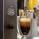 “Cold crema iced coffee” with a new sensation taste