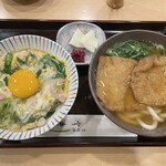 道頓堀 今井 - きつねうどん・親子丼(小)