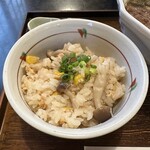Sobadokoro Washoui - 鮭ときのこの混ぜご飯