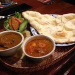 印度料理シタール - 20130922　チキン＆シュリンプ（トライアルカレーセット）