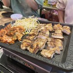 韓国料理 食べ飲み放題 肉ポチャ - 