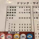 すし市場 正 - メニュー