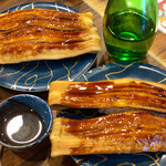 すし市場 正 - 焼き穴子＋熱燗　間違いないやつ