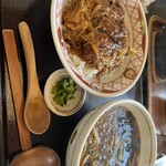 田む呂 - カツ丼ミニかけうどんセット