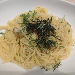 Portal Cafe AKIBA - 明太子としらすの和風パスタ。