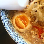 餃子荘いつから だるまや - 味玉1/2