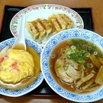 餃子の王将 - 天津飯セット